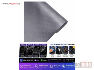 Glavna slika -  Folija karbon carbon 3d tamno siva 152cm x 1m - MojAuto