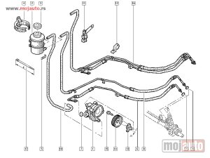 Glavna slika -  Reno Master Crevo Letve Volana Do Servo Pumpe 98-10,NOVO - MojAuto
